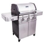 OutDoor-Gas Grill-Deluxe Stainless Steel 3-Burner-02