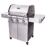 OutDoor-Gas Grill-Deluxe Stainless Steel 3-Burner-05